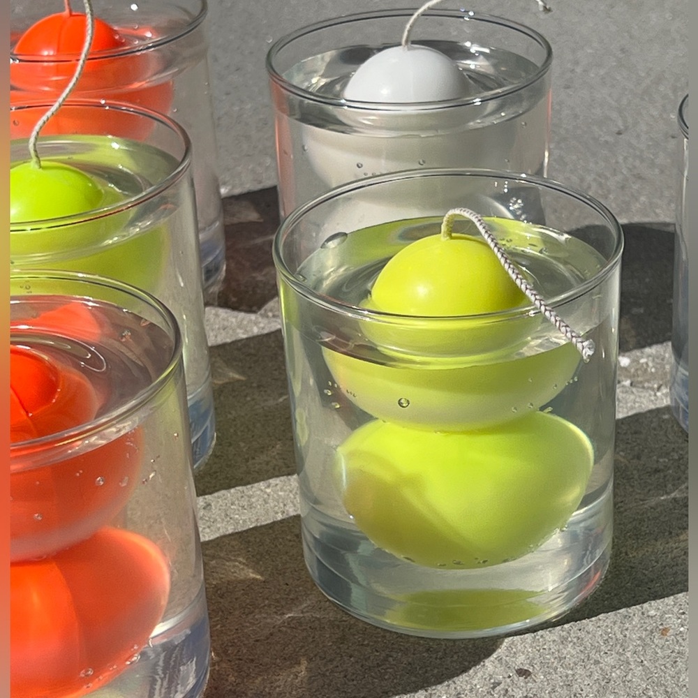 Handmade container candle